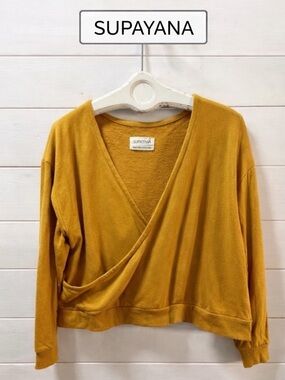 SUPAYANA Wrap Style Top Mustard – Estimated XL